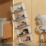 Minimalist Stackable Acrylic Clear Shoe Storage Box Image - 1