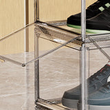Minimalist Stackable Acrylic Clear Shoe Storage Box Image - 13