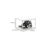 Minimalist Stackable Acrylic Clear Shoe Storage Box #size