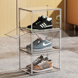 Minimalist Stackable Acrylic Clear Shoe Storage Box Image - 6
