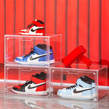 Minimalist Stackable Clear Acrylic Shoe Storage Box Image - 1