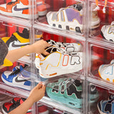 Minimalist Stackable Clear Acrylic Shoe Storage Box Image - 13