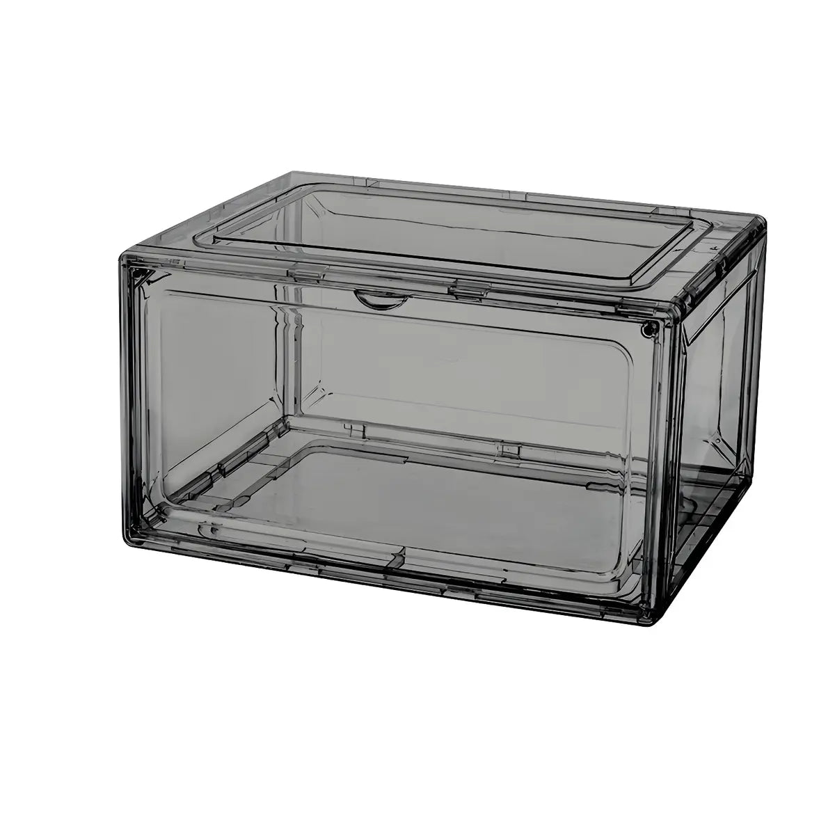 Minimalist Stackable Clear Acrylic Shoe Storage Box Image - 3