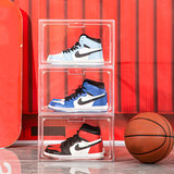 Minimalist Stackable Clear Acrylic Shoe Storage Box Image - 4