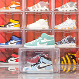 Minimalist Stackable Clear Acrylic Shoe Storage Box Image - 6