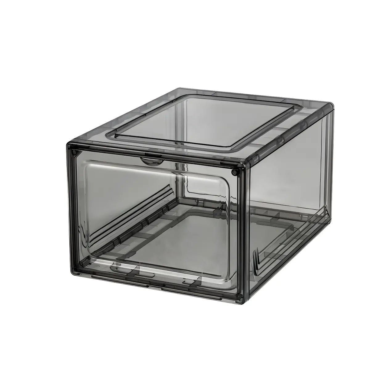 Minimalist Stackable Clear Acrylic Shoe Storage Box Image - 7