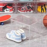 Minimalist Stackable Clear Acrylic Shoe Storage Box Image - 8