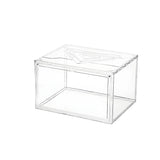 Minimalist Stackable Clear Acrylic Shoe Storage Box Image - 9