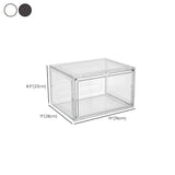 Minimalist Stackable Clear Plastic Shoe Storage Box #size