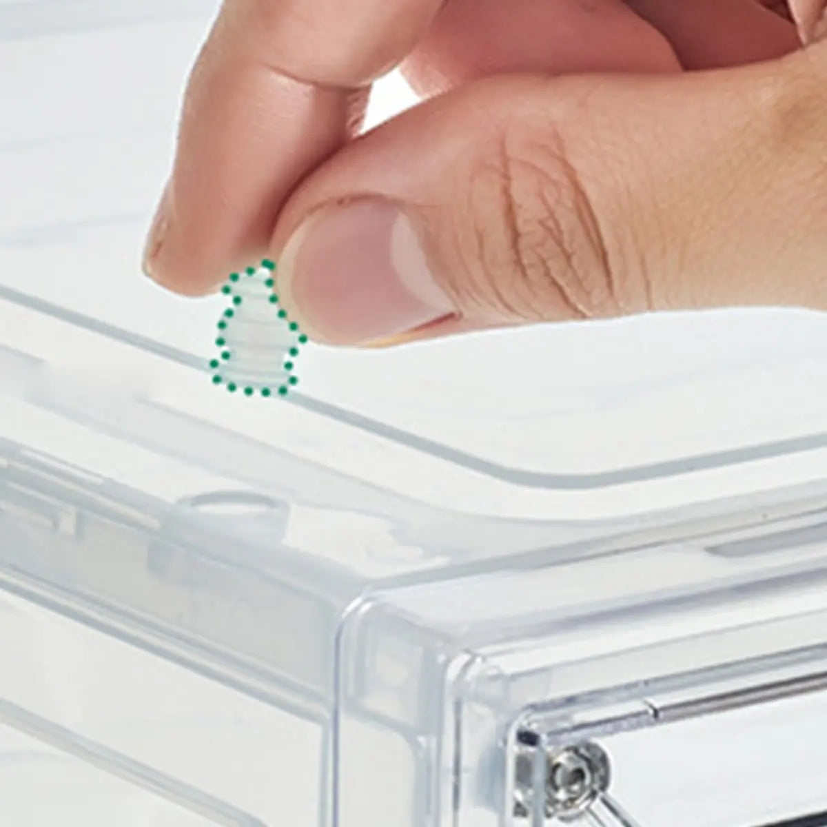 Minimalist Stackable Clear Plastic Shoe Storage Box Image - 7