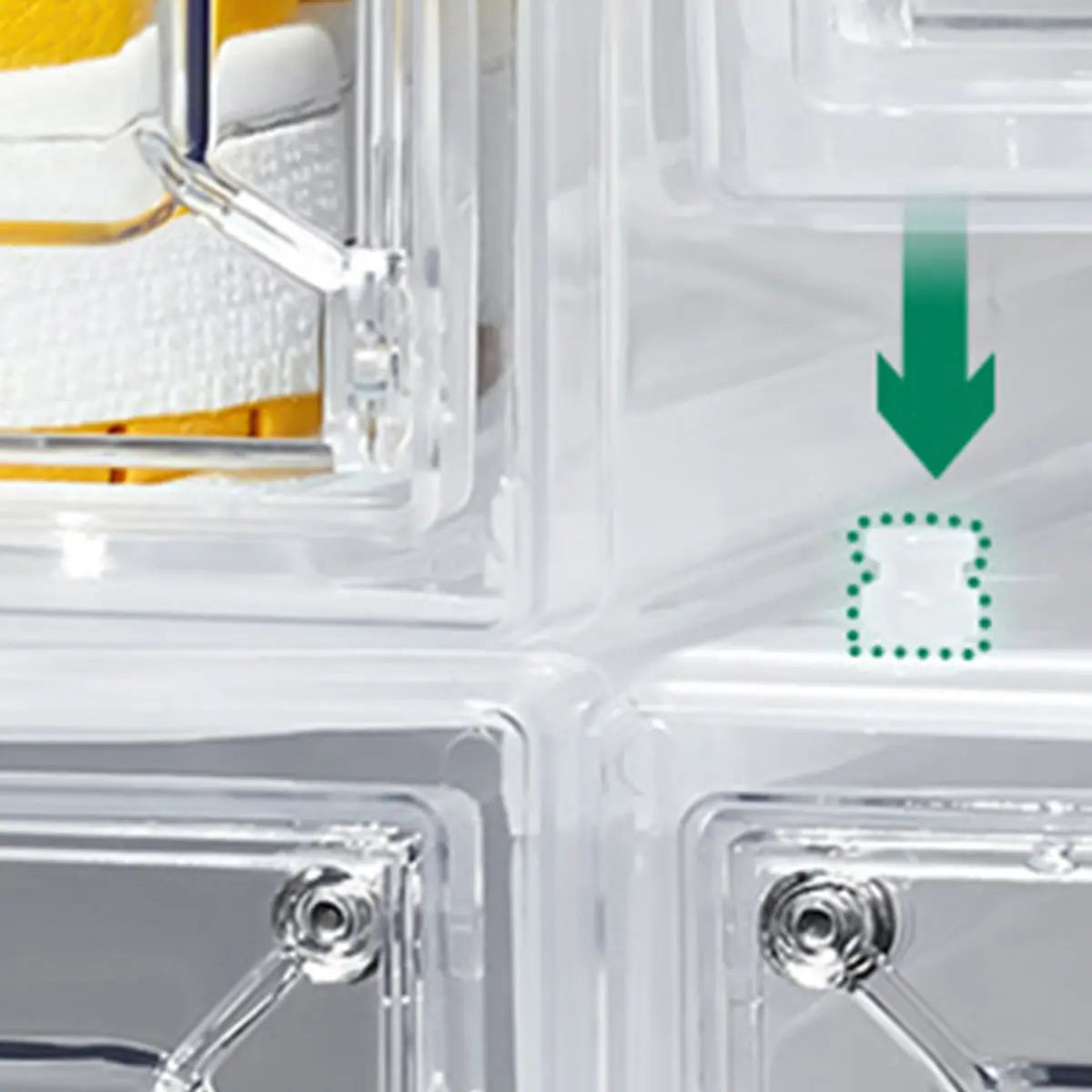 Minimalist Stackable Clear Plastic Shoe Storage Box Image - 8