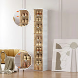 Minimalist Stackable White Plastic Shoe Storage Box Image - 9