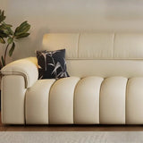 Minimalist Stain Resistant Chalk Fabric Storage Sofa Image - 12