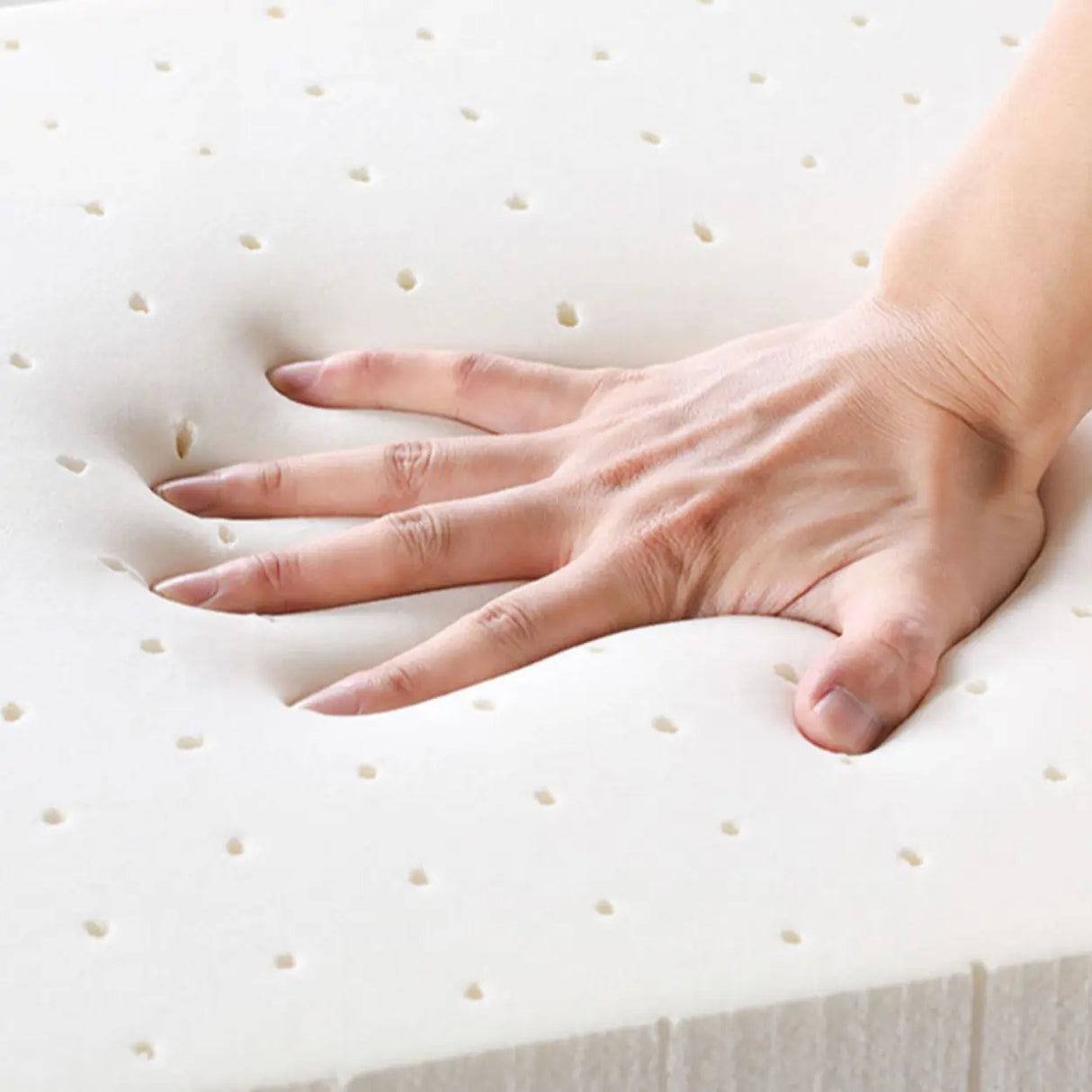 Minimalist Stain Resistant Chalk Fabric Storage Sofa Image - 6