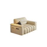 Minimalist Stain Resistant Chalk Fabric Storage Sofa Image - 7