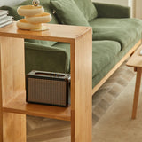 Minimalist Timber Open Back Cube Display Bookshelf Image - 8