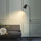 Minimalist White Cone Metal Living Room Floor Lamp Image - 6