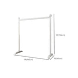 Minimalist White Metal Large Entryway Freestanding Coat Rack Image - 22