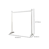 Minimalist White Metal Large Entryway Freestanding Coat Rack Image - 24