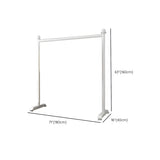 Minimalist White Metal Large Entryway Freestanding Coat Rack Image - 28