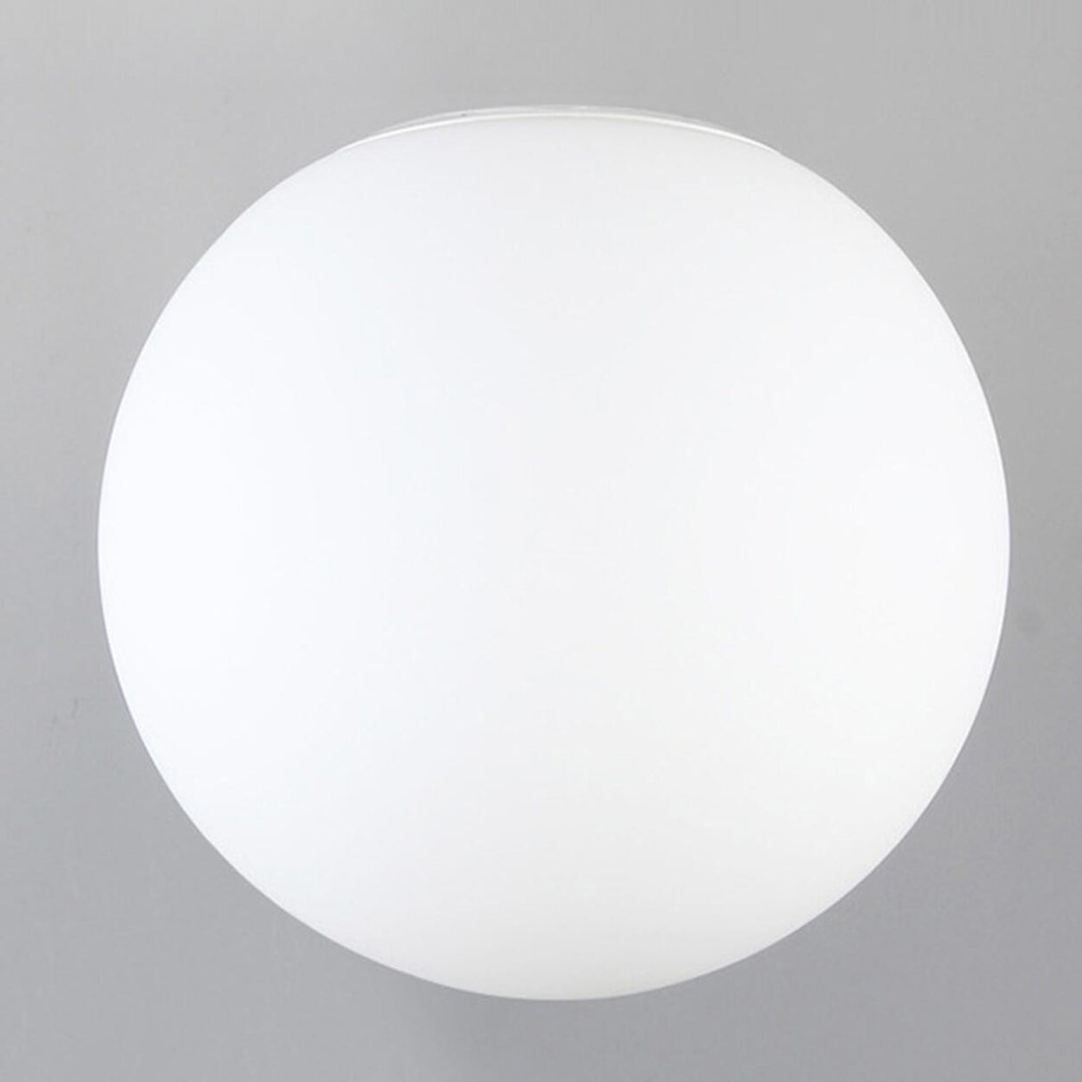 Minimalist White Sphere Glass Ceiling Lamp Hallway Image - 11