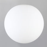 Minimalist White Sphere Glass Ceiling Lamp Hallway Image - 11