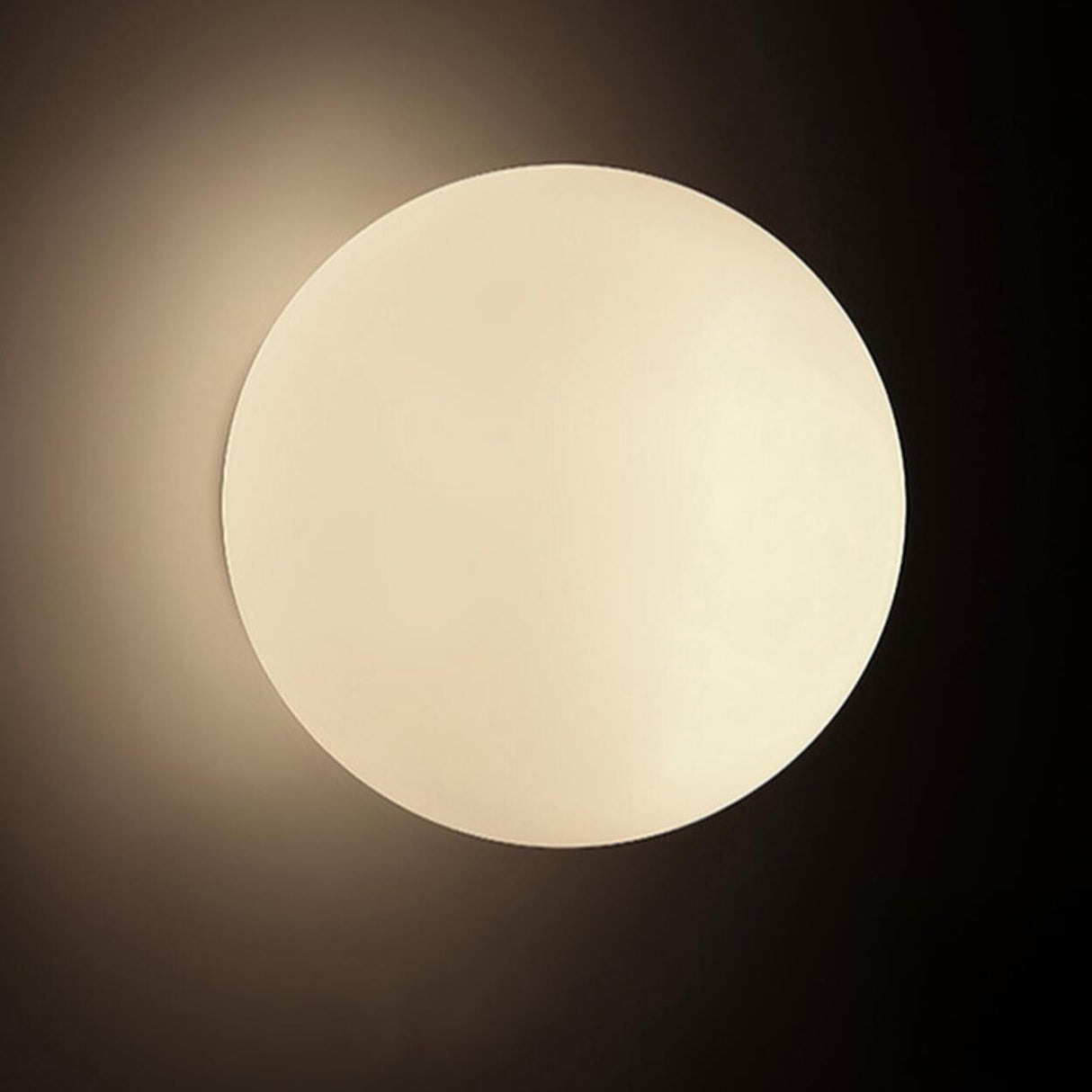 Minimalist White Sphere Glass Ceiling Lamp Hallway Image - 9