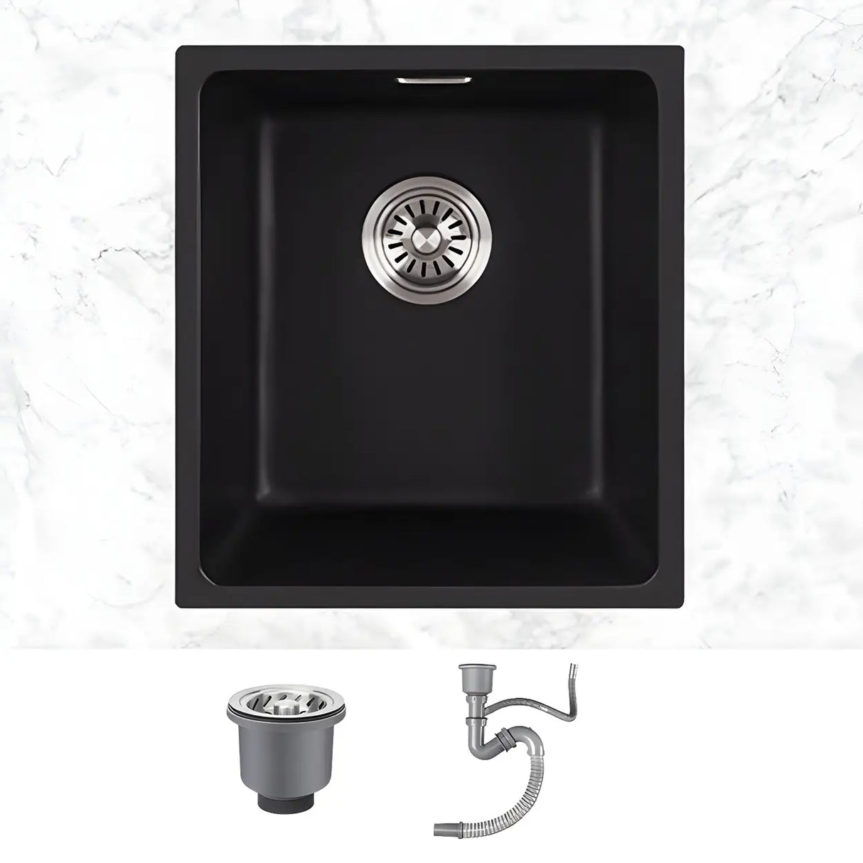 Minimalist White Square Sink for Kitchen Space Image - 4