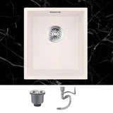 Minimalist White Square Sink for Kitchen Space Image - 5