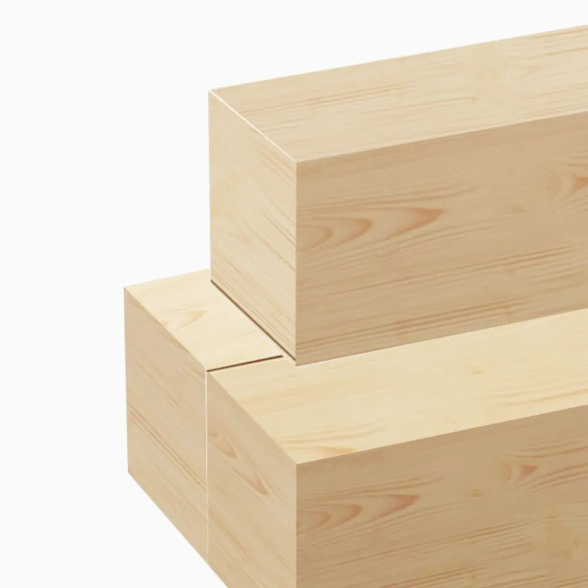 Minimalist Wood Vertical Rectangular Storage Bookcase Image - 19