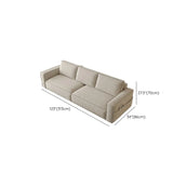 Minimalsit Foldable Beige Anti-Scratch Sleeper Sofa with Storage Image - 11