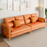 Mint Green Faux Cashmere Cushion Back Storage Sofa Image - 18