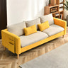Mint Green Faux Cashmere Pillow Back Storage Sofa Image - 20