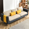 Mint Green Faux Cashmere Pillow Back Storage Sofa Image - 21