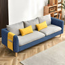Mint Green Faux Cashmere Pillow Back Storage Sofa Image - 22