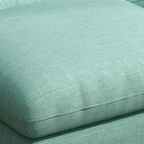 Mint Green Removable Cushion Cotton Linen Storage Sofa Image - 8