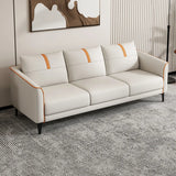 Mint Green Stain Resistant Tuxedo Arm Pillow Back Sofa Image - 6