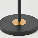 Modern 2-Tier Metal Drum Fabric Floor Lamp Foot Switch Image - 7