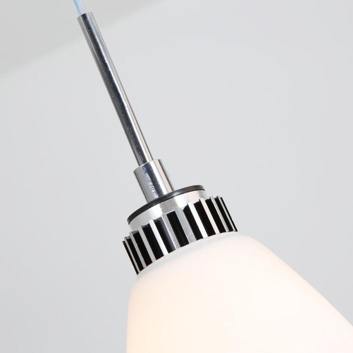 Modern 3-Light White Glass Pendant Island Lighting Image - 6