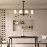 Modern 4-Light Black Cone Dining Room Island Light Image - 5