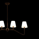 Modern 4-Light Black Cone Dinging Room Island Light Image - 7