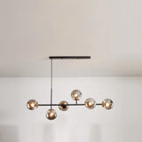 Modern 6-Globe Adjustable Cluster Island Light Fixture Image - 6