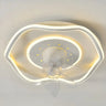 Modern 7 Blade Geometric Ceiling Fan with LED Light Image - 9