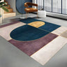 Modern Abstract Polyester Black and Gold Area Rug Image - 12