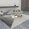 Modern Abstract Rectangle Stain-Resistant Area Rug Image - 10