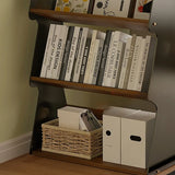 Modern Acrylic 4-Tier Tree Vertical Bookshelf Organizer Image - 3