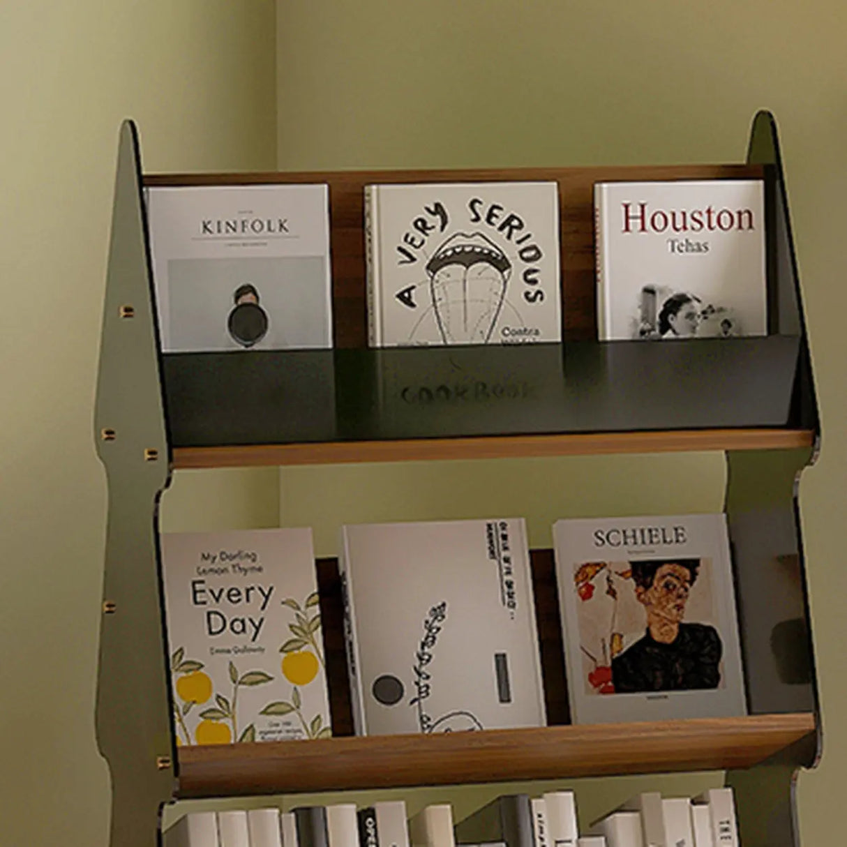 Modern Acrylic 4-Tier Tree Vertical Bookshelf Organizer Image - 5