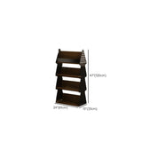 Modern Acrylic 4-Tier Tree Vertical Bookshelf Organizer #size