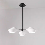 Modern Acrylic Geometric Tiered Sputnik Chandelier Image - 17