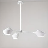 Modern Acrylic Geometric Tiered Sputnik Chandelier Image - 18